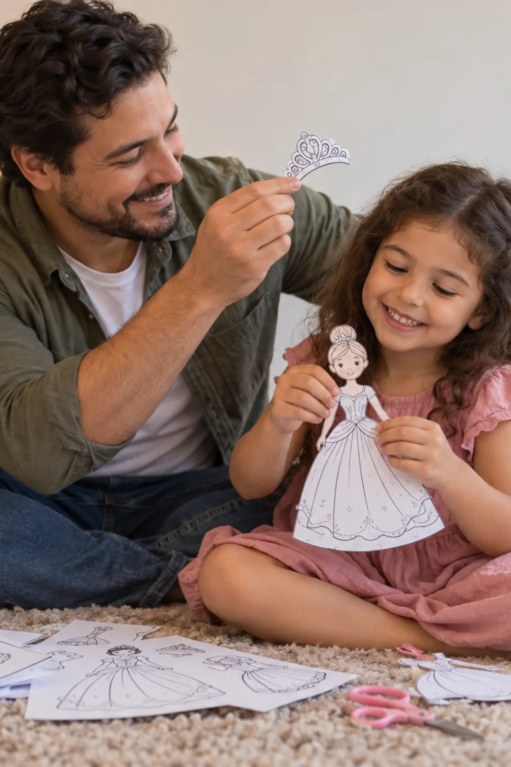 desenhos para recortar — exemplo criado na Desenhos pra Colorir