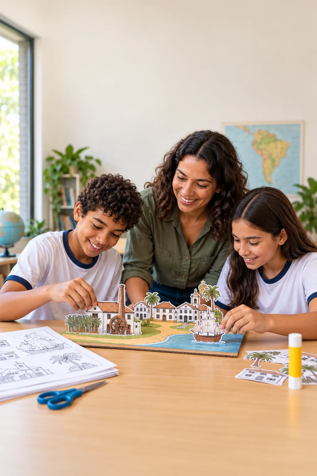 desenhos para recortar — exemplo criado na Desenhos pra Colorir