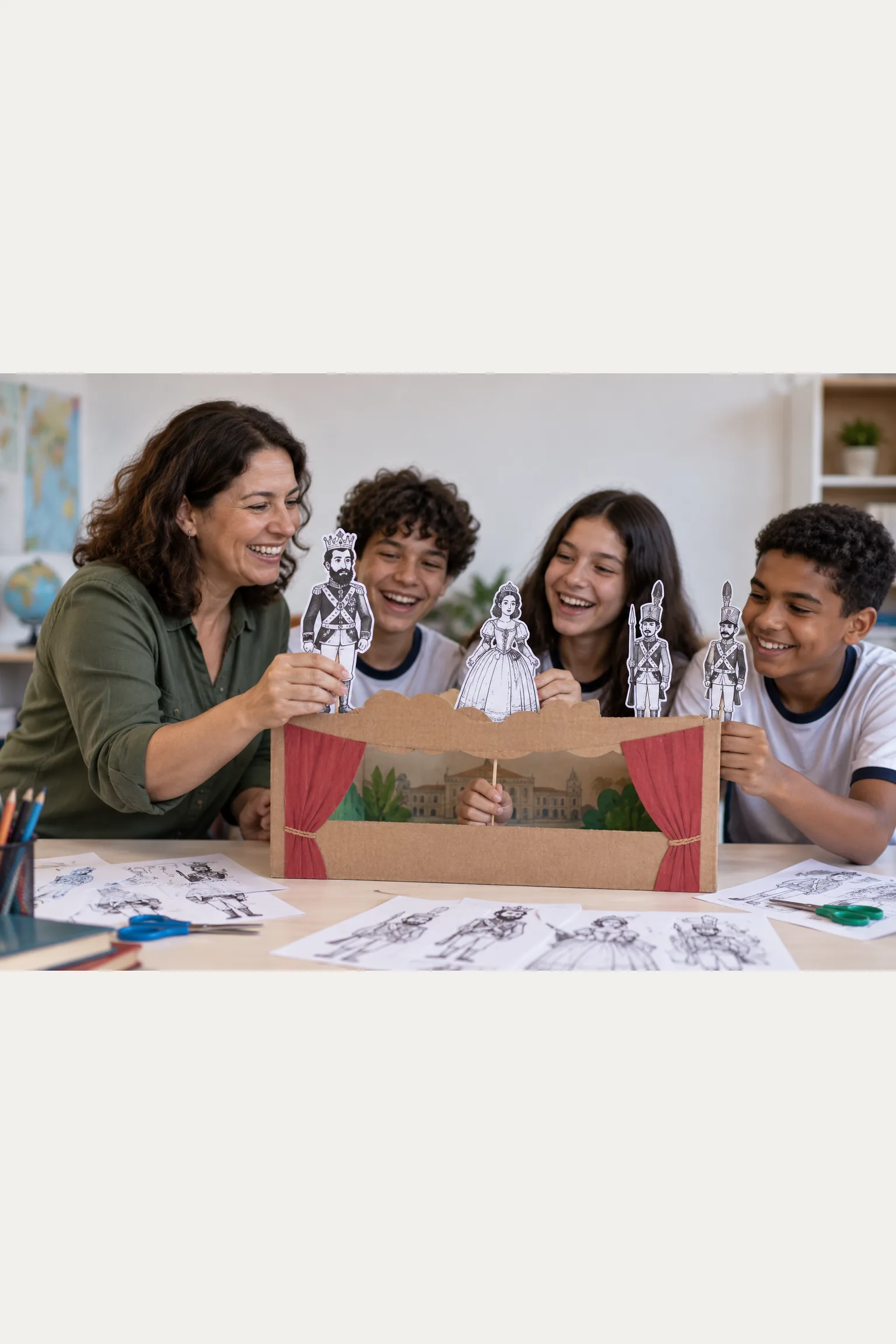 desenhos para recortar — exemplo criado na Desenhos pra Colorir