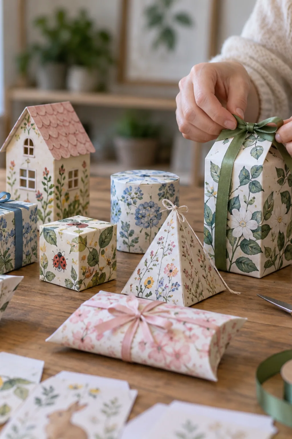 Desenhos de Caixas para Recortar - Depois