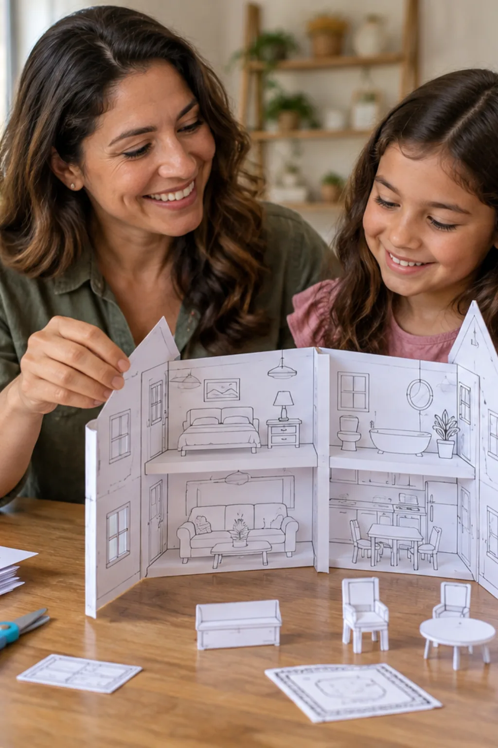 desenhos para recortar — exemplo criado na Desenhos pra Colorir