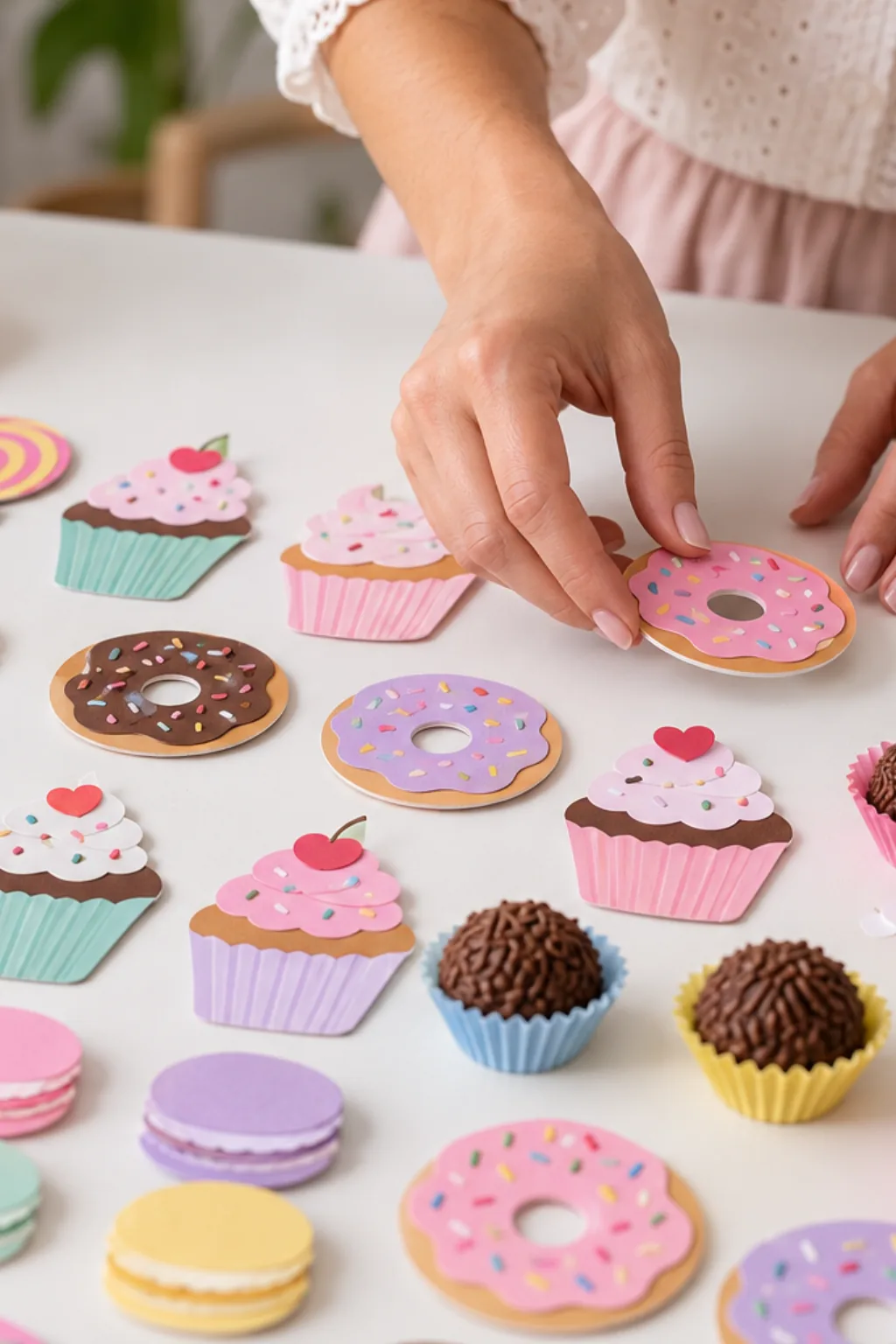 Desenhos de Doces para Recortar - Depois