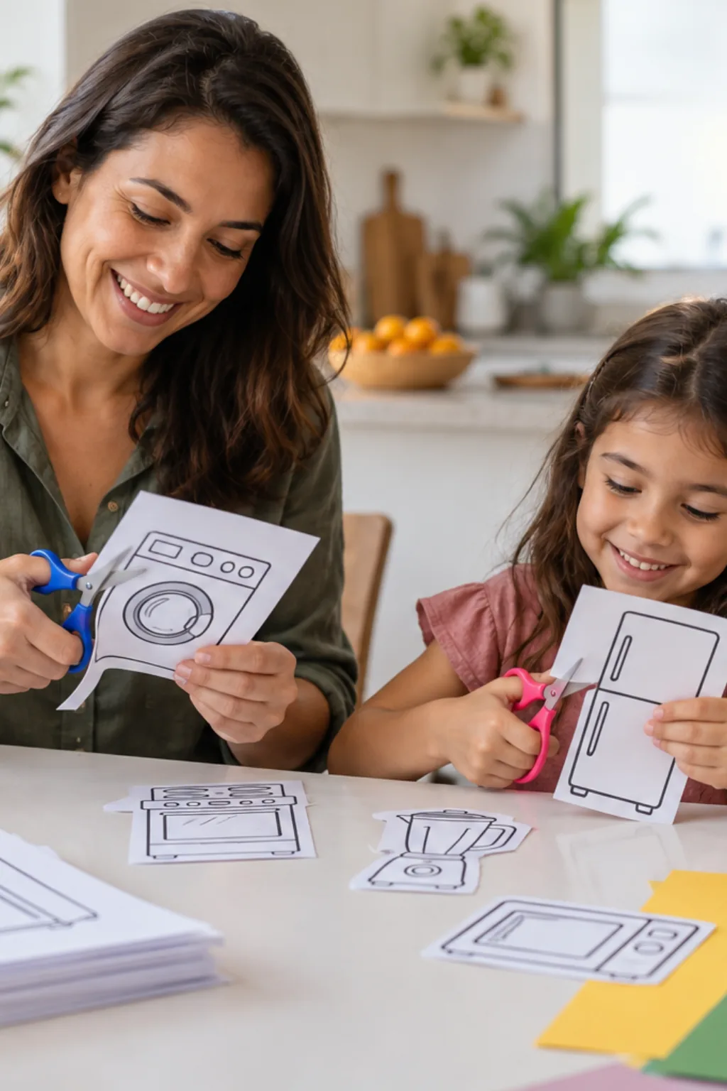 desenhos para recortar — exemplo criado na Desenhos pra Colorir