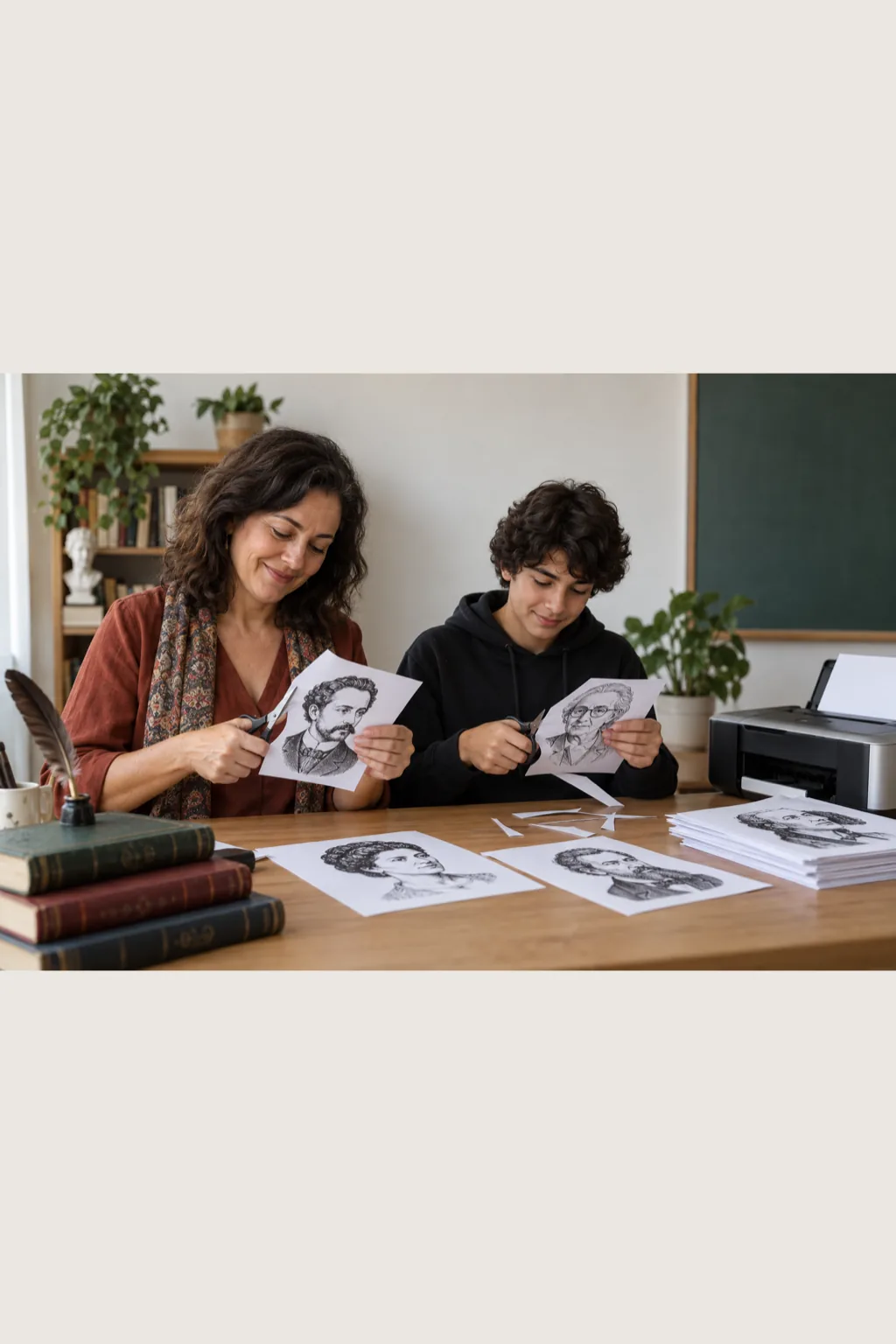 desenhos para recortar — exemplo criado na Desenhos pra Colorir