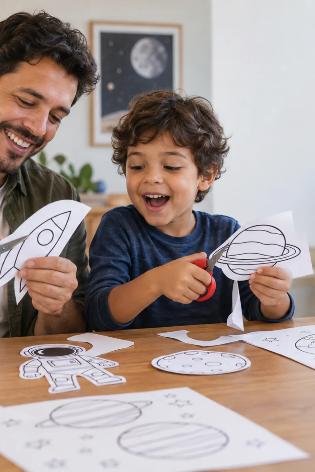 desenhos para recortar — exemplo criado na Desenhos pra Colorir