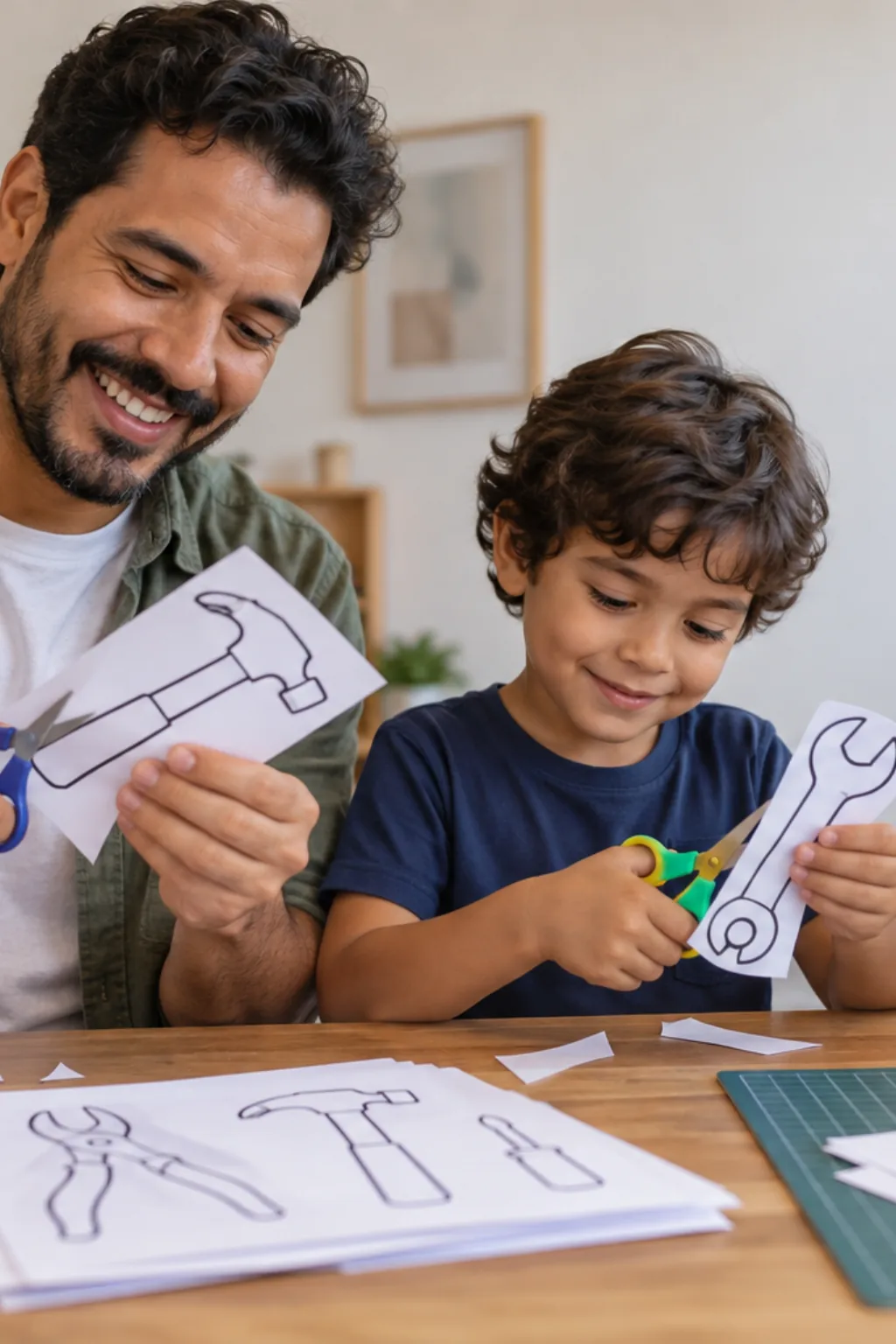 desenhos para recortar — exemplo criado na Desenhos pra Colorir