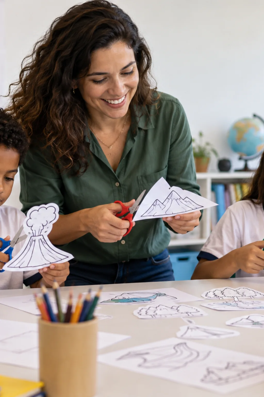 desenhos para recortar — exemplo criado na Desenhos pra Colorir
