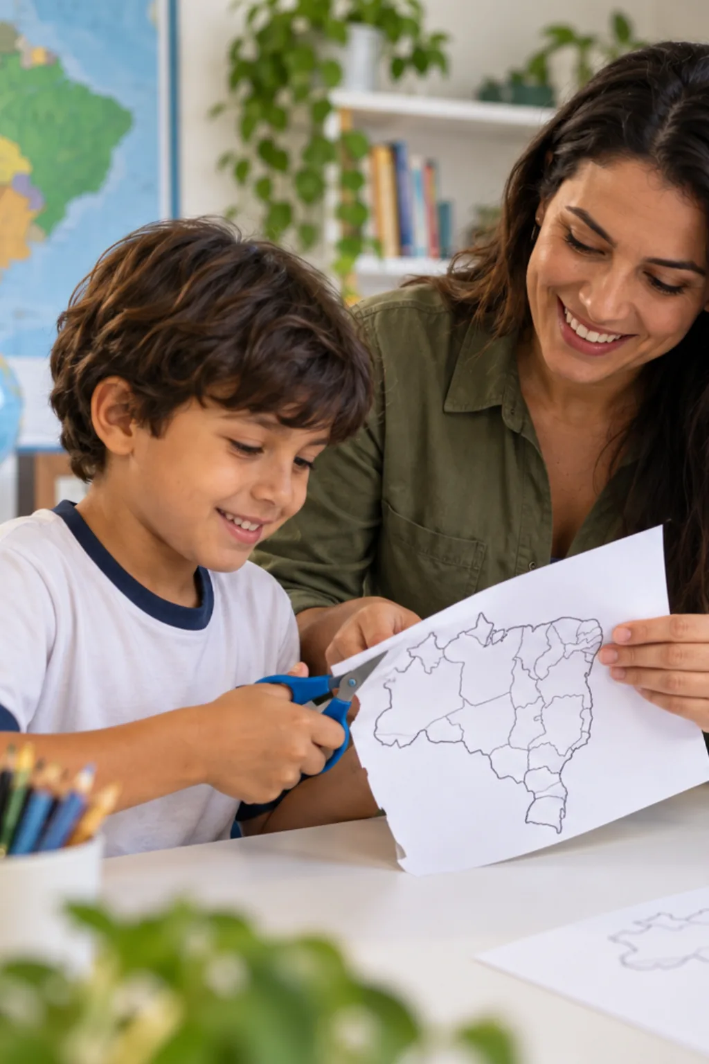 desenhos para recortar — exemplo criado na Desenhos pra Colorir