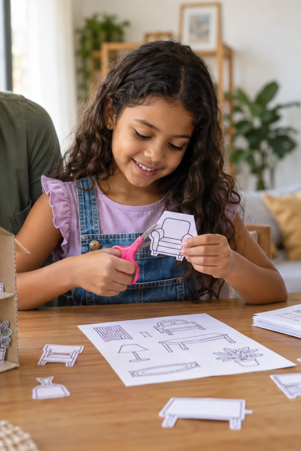 desenhos para recortar — exemplo criado na Desenhos pra Colorir