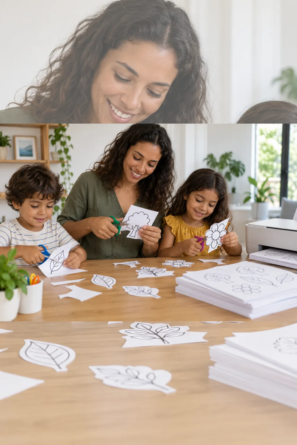 desenhos para recortar — exemplo criado na Desenhos pra Colorir