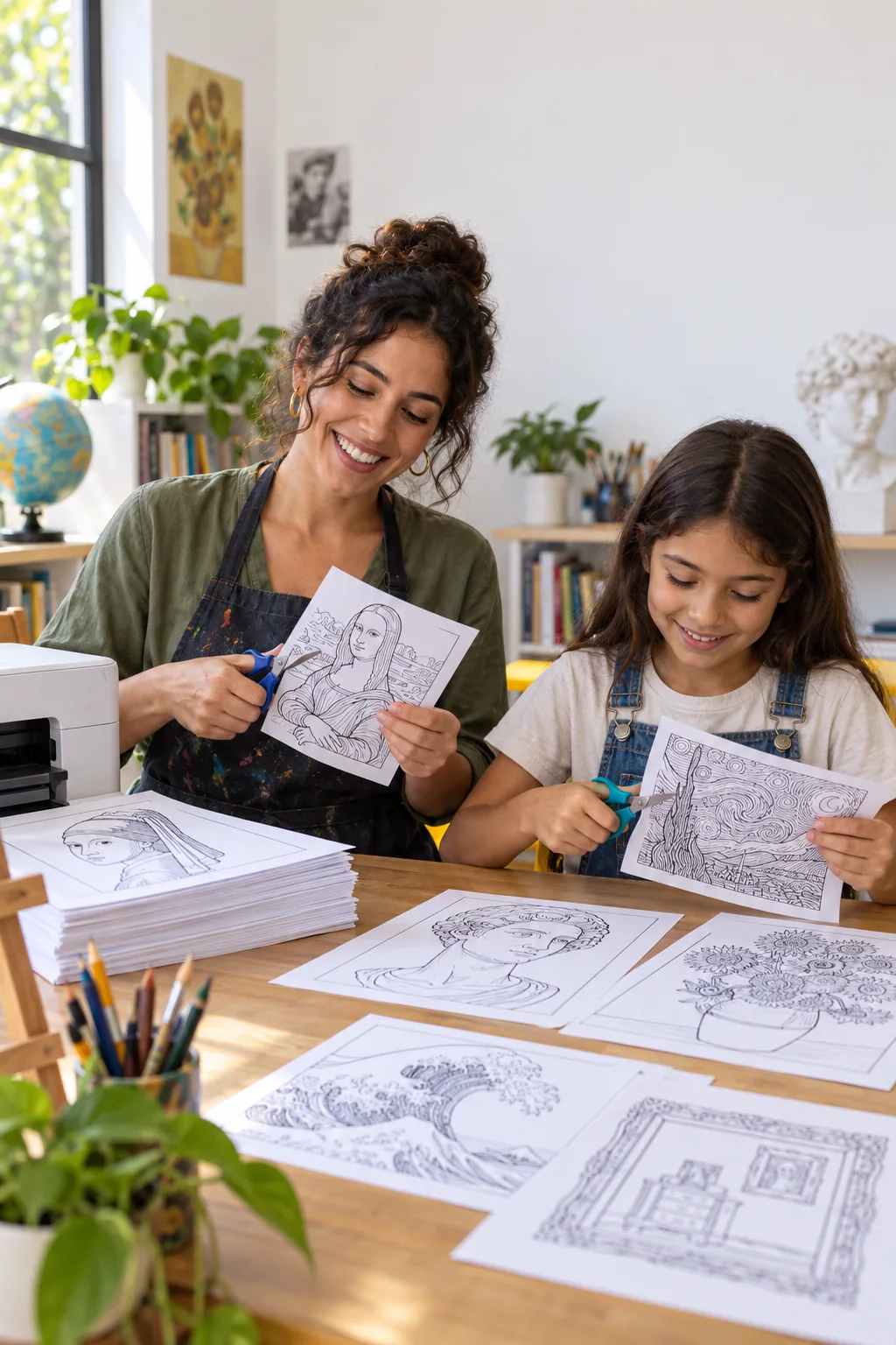 desenhos para recortar — exemplo criado na Desenhos pra Colorir