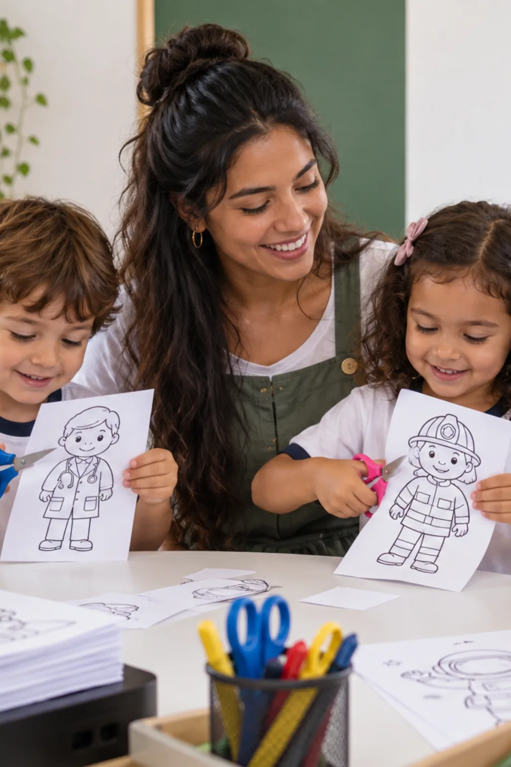 desenhos para recortar — exemplo criado na Desenhos pra Colorir