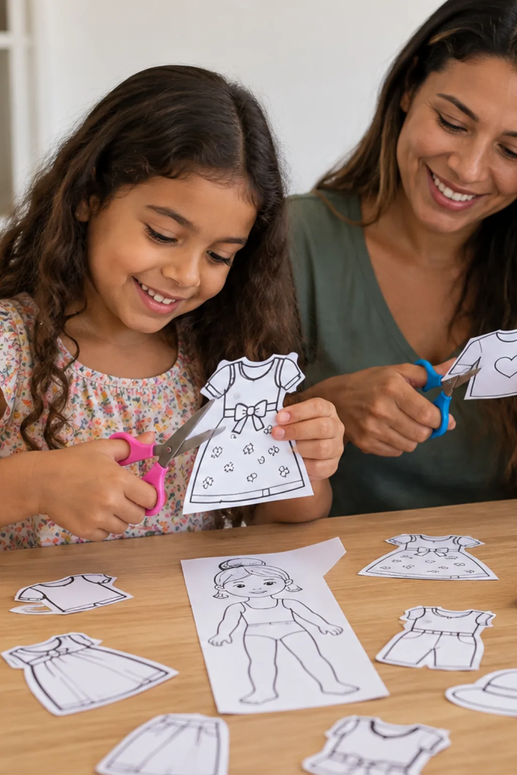 desenhos para recortar — exemplo criado na Desenhos pra Colorir