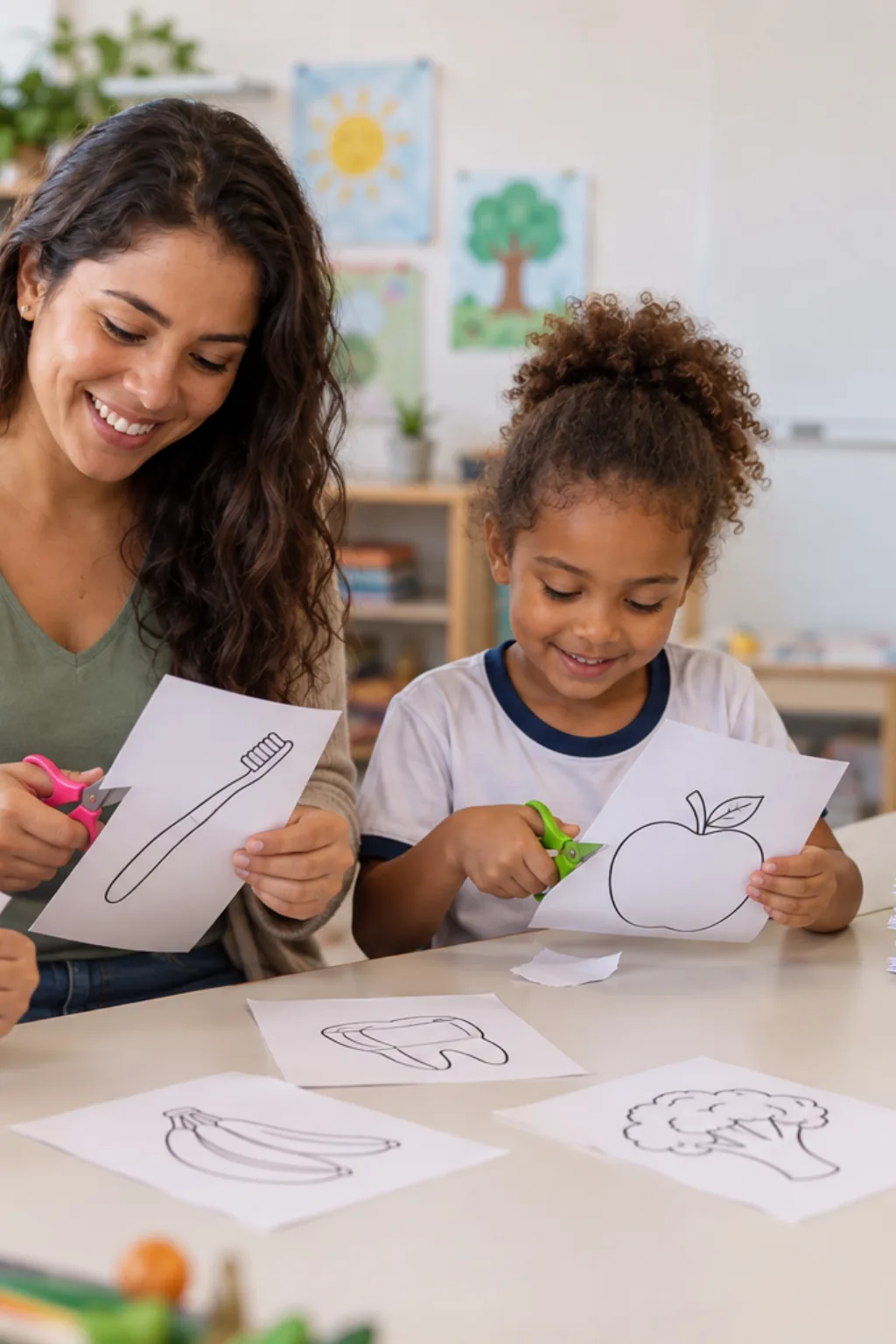 desenhos para recortar — exemplo criado na Desenhos pra Colorir
