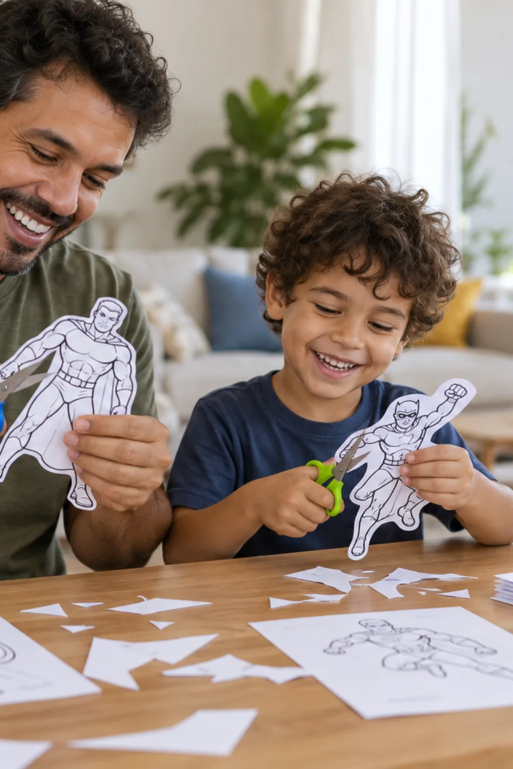 desenhos para recortar — exemplo criado na Desenhos pra Colorir