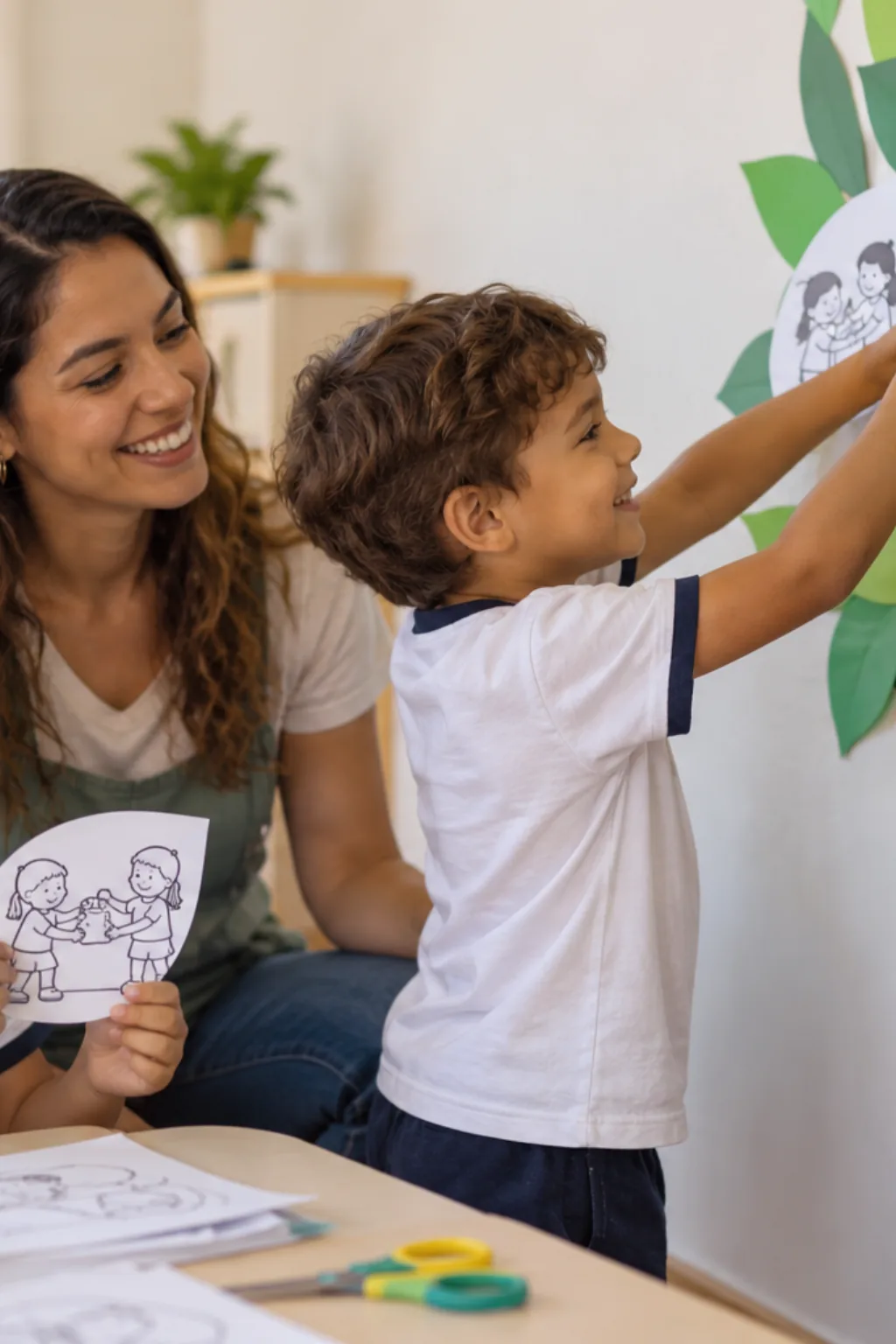 desenhos para recortar — exemplo criado na Desenhos pra Colorir