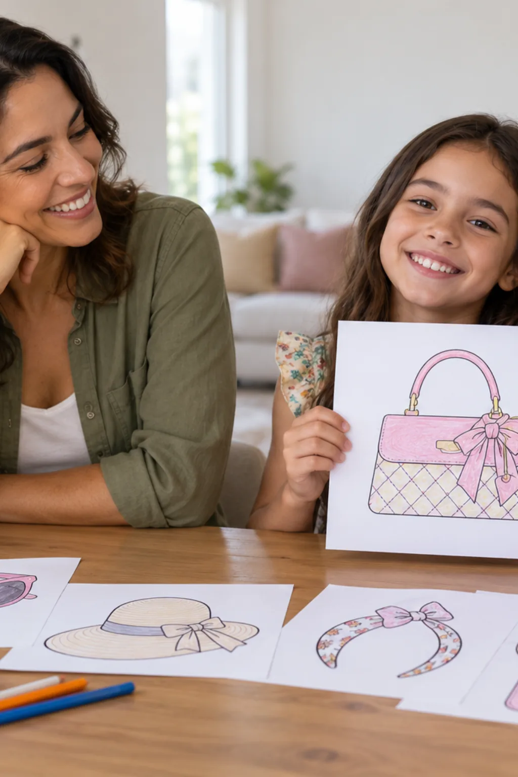 livro de colorir — exemplo criado na Desenhos pra Colorir