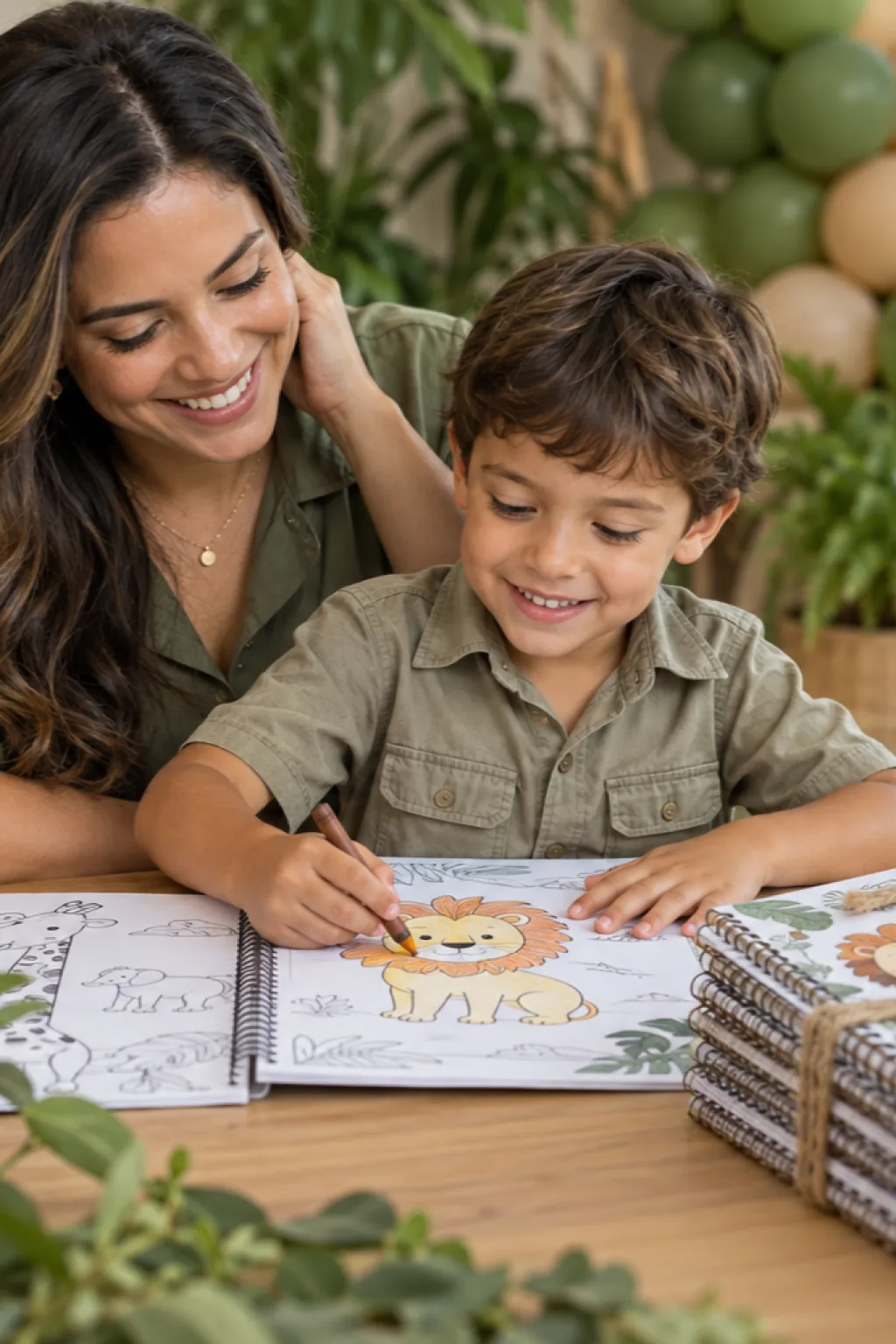 livro de colorir — exemplo criado na Desenhos pra Colorir