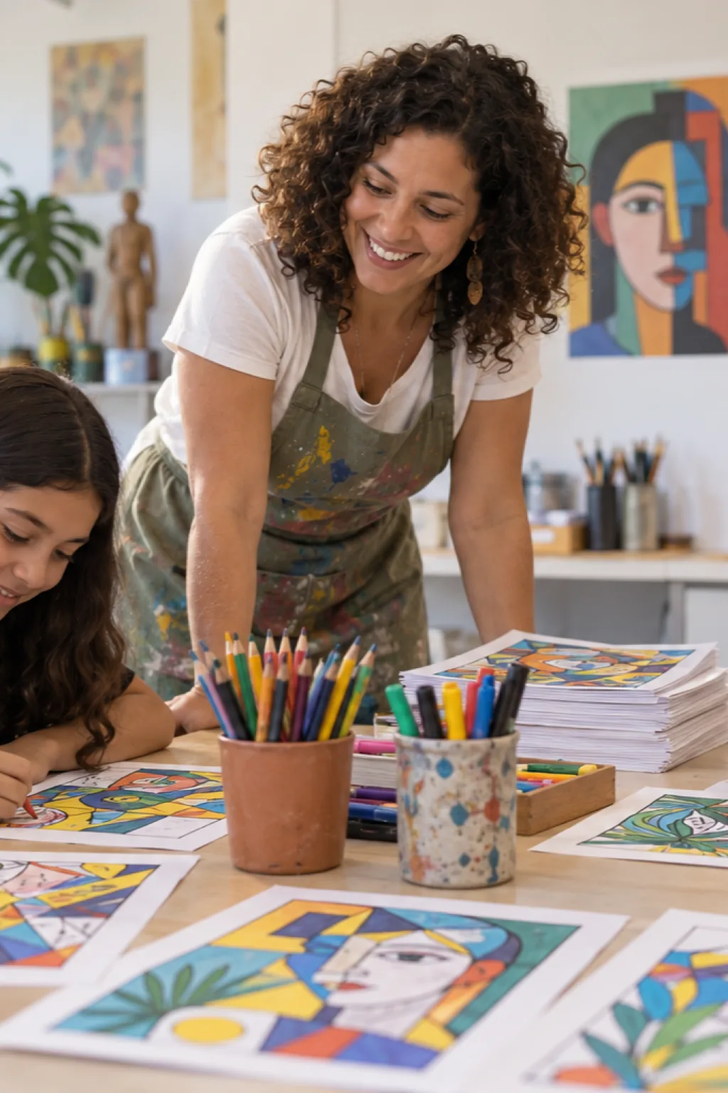 livro de colorir — exemplo criado na Desenhos pra Colorir