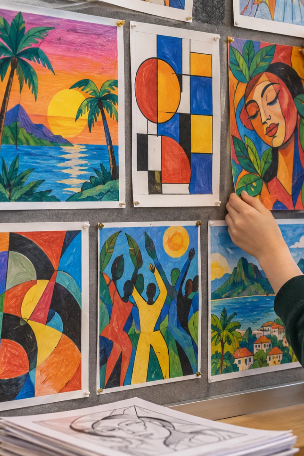 Livro de Colorir de Arte Moderna - Depois