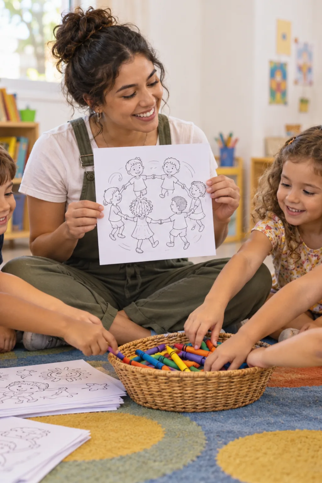 livro de colorir — exemplo criado na Desenhos pra Colorir