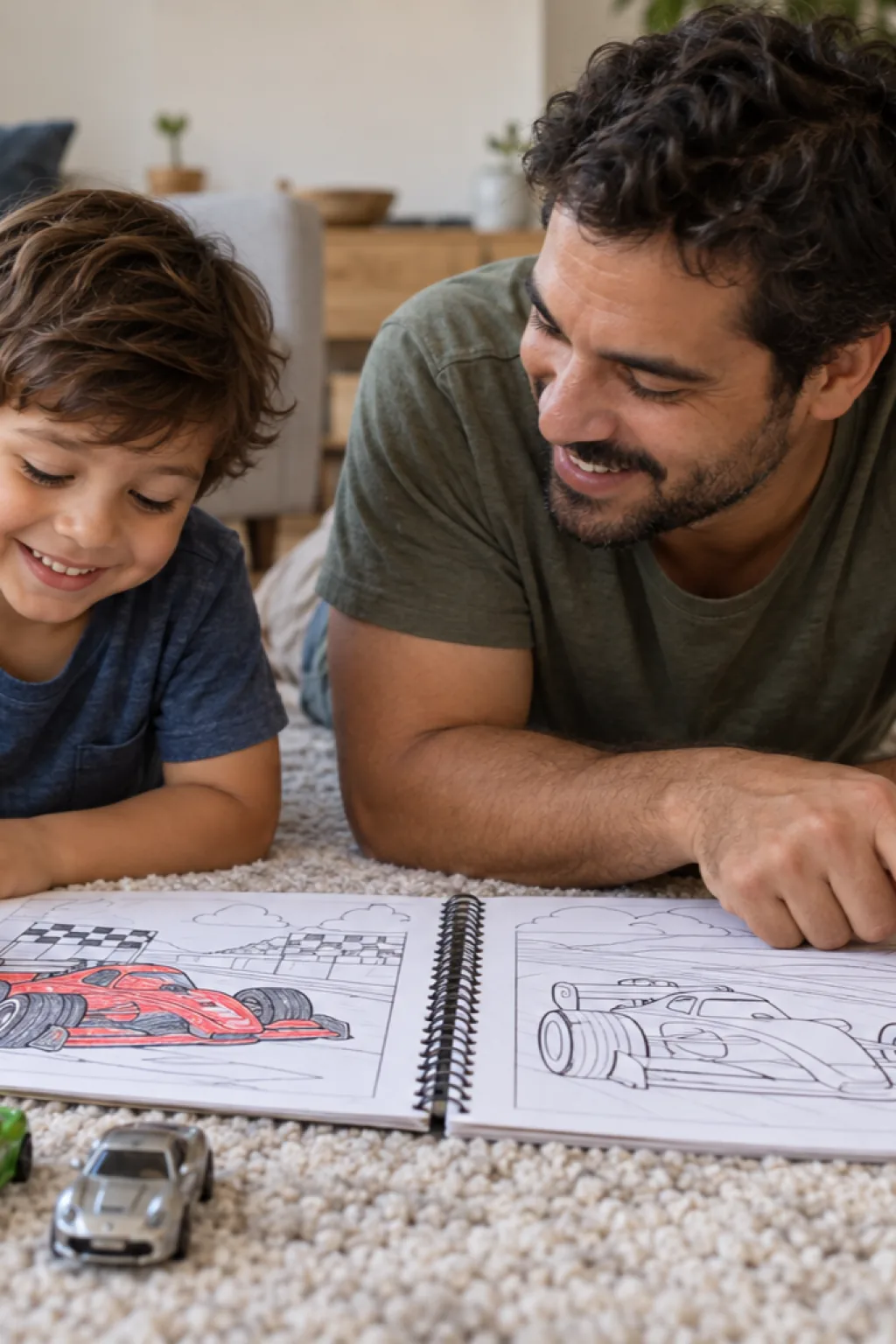 livro de colorir — exemplo criado na Desenhos pra Colorir