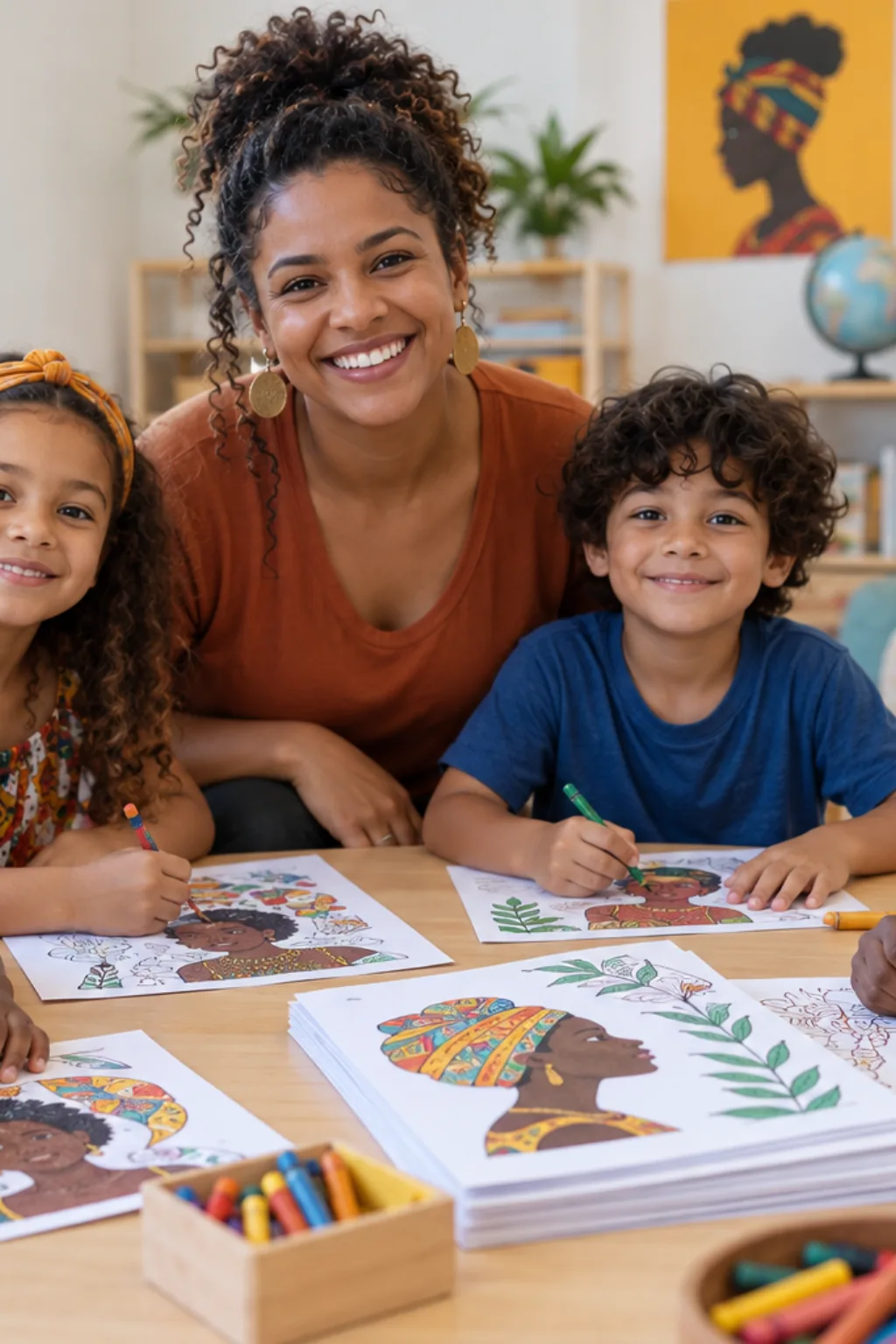 livro de colorir — exemplo criado na Desenhos pra Colorir