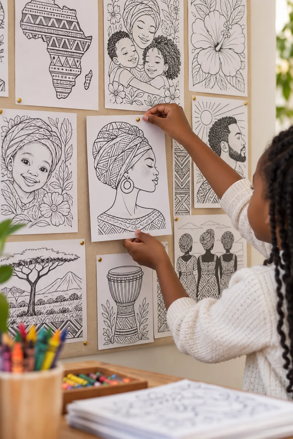 Livro de Colorir de Consciência Negra - Depois