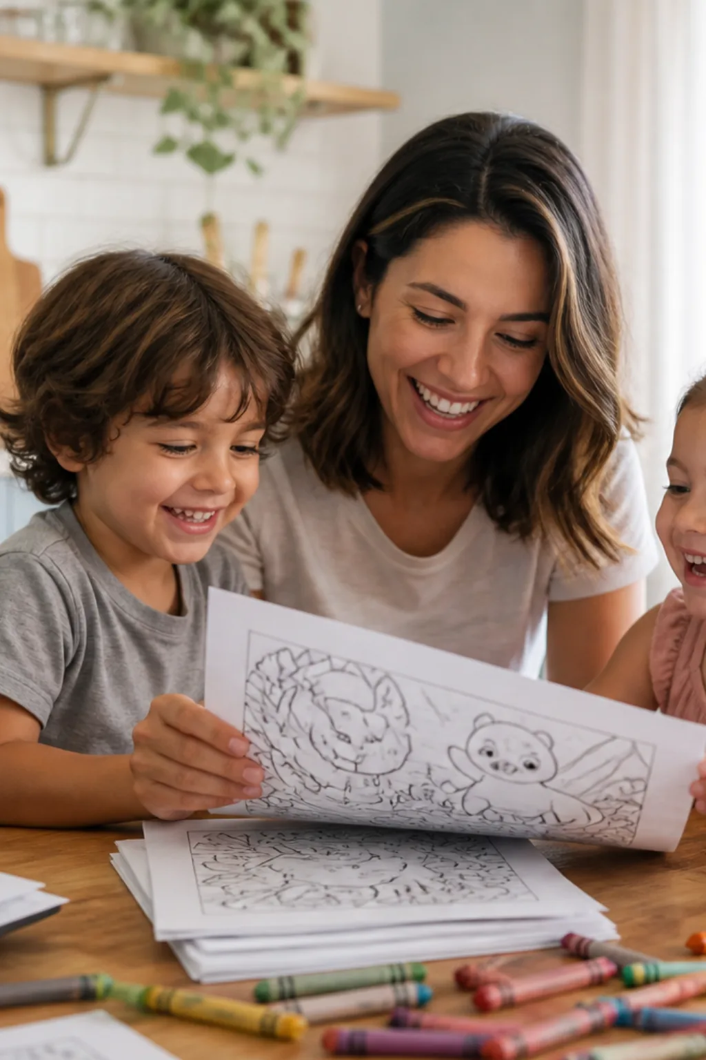Livro de Colorir de Desenhos Animados - Antes
