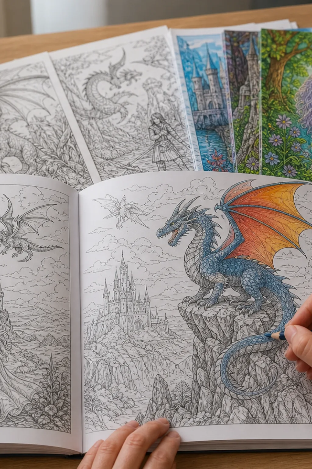Livro de Colorir de Fantasia - Depois