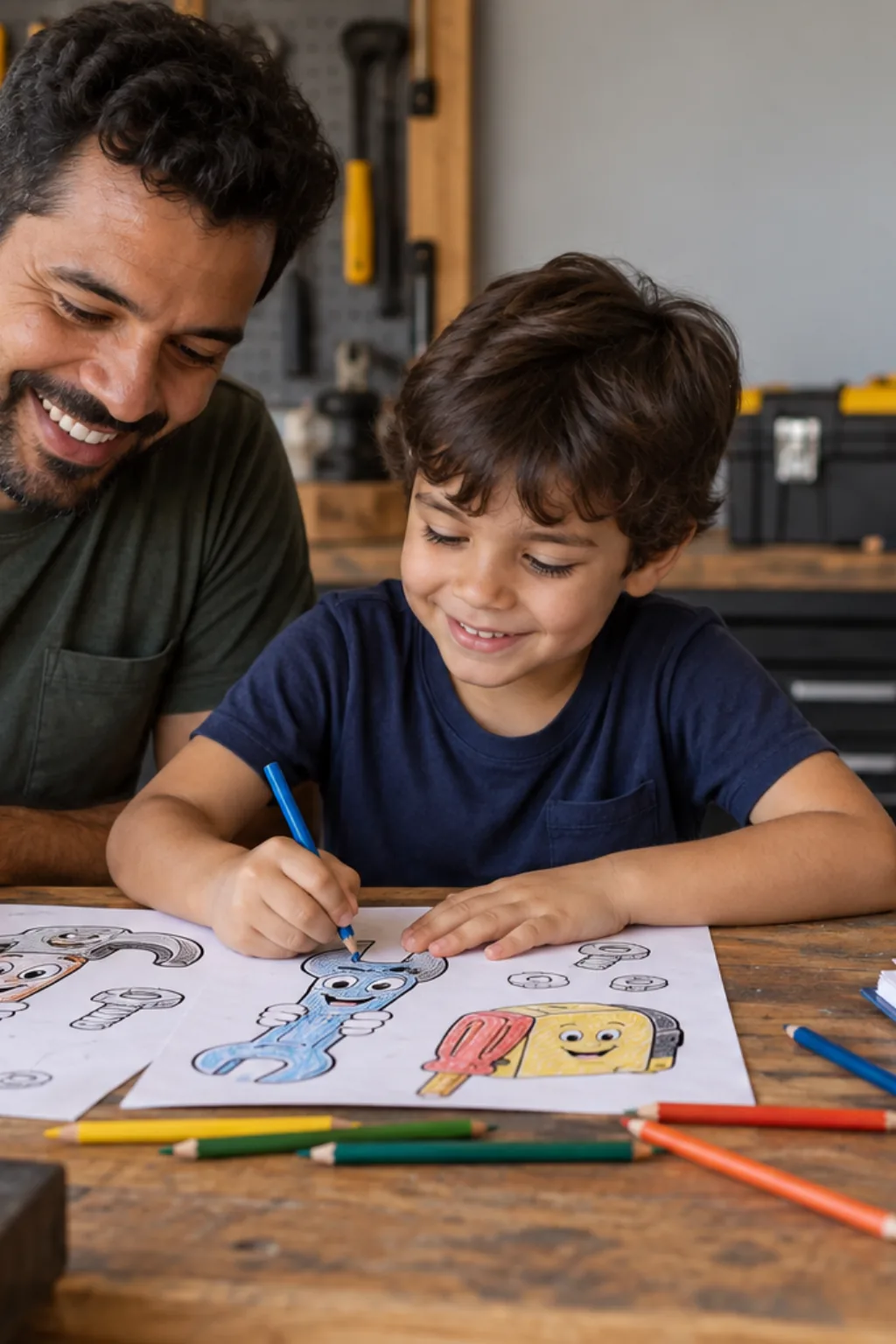 livro de colorir — exemplo criado na Desenhos pra Colorir