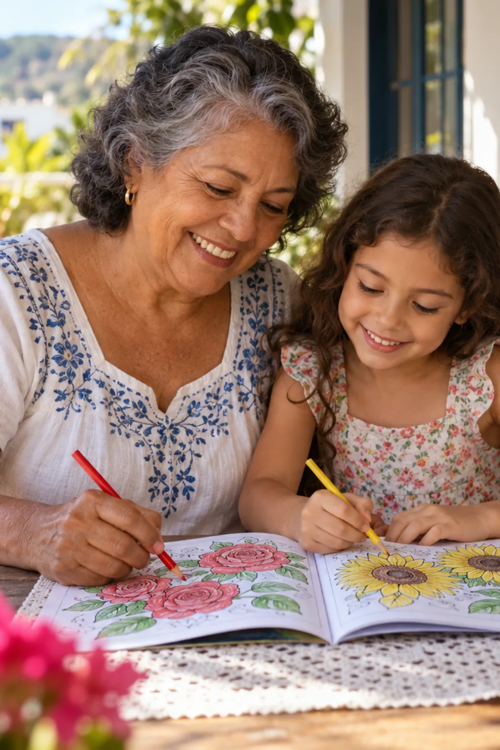 livro de colorir — exemplo criado na Desenhos pra Colorir