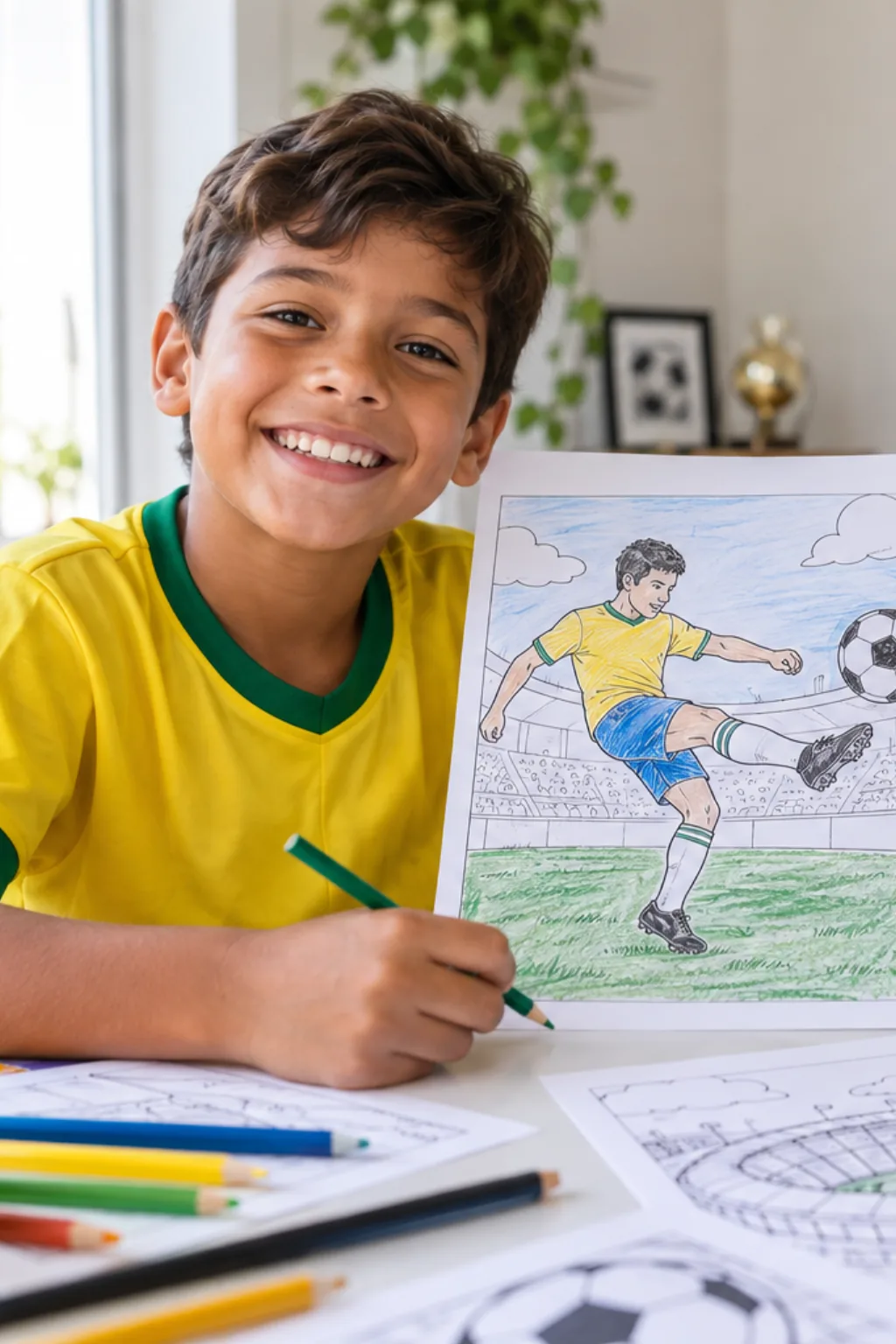 livro de colorir — exemplo criado na Desenhos pra Colorir