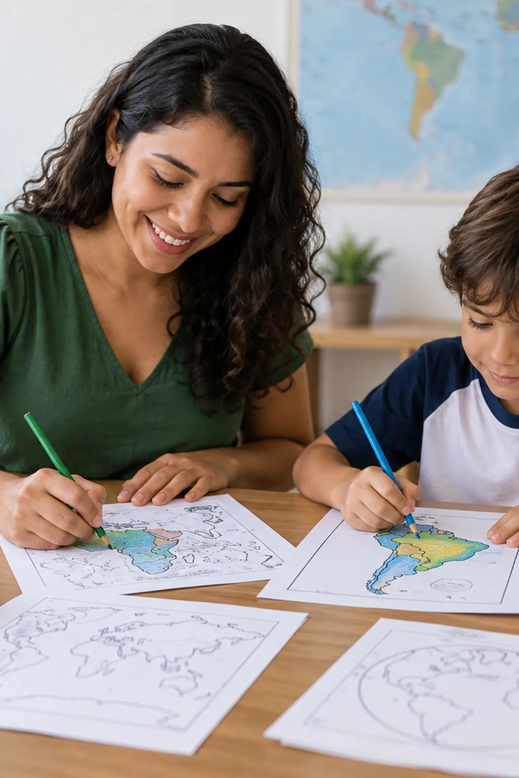 livro de colorir — exemplo criado na Desenhos pra Colorir