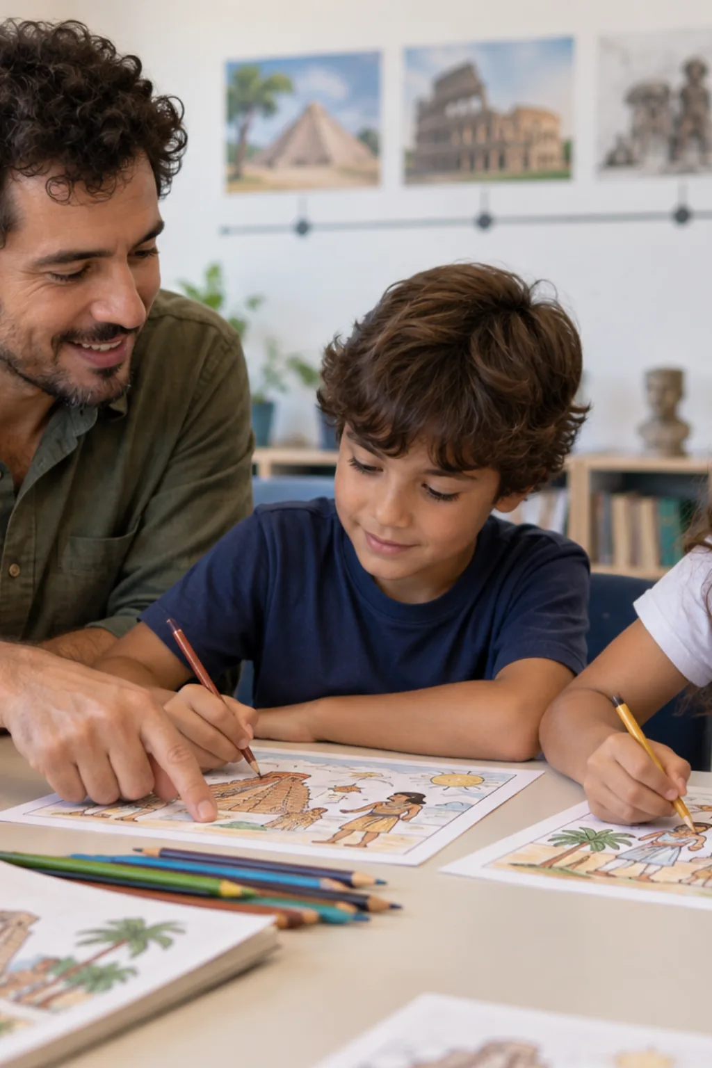 livro de colorir — exemplo criado na Desenhos pra Colorir