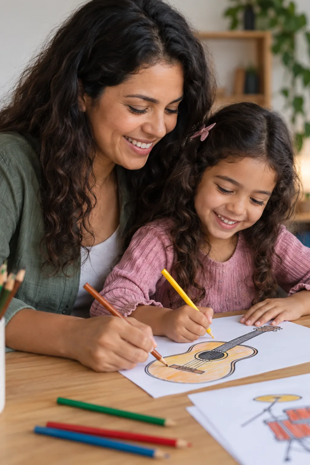 livro de colorir — exemplo criado na Desenhos pra Colorir