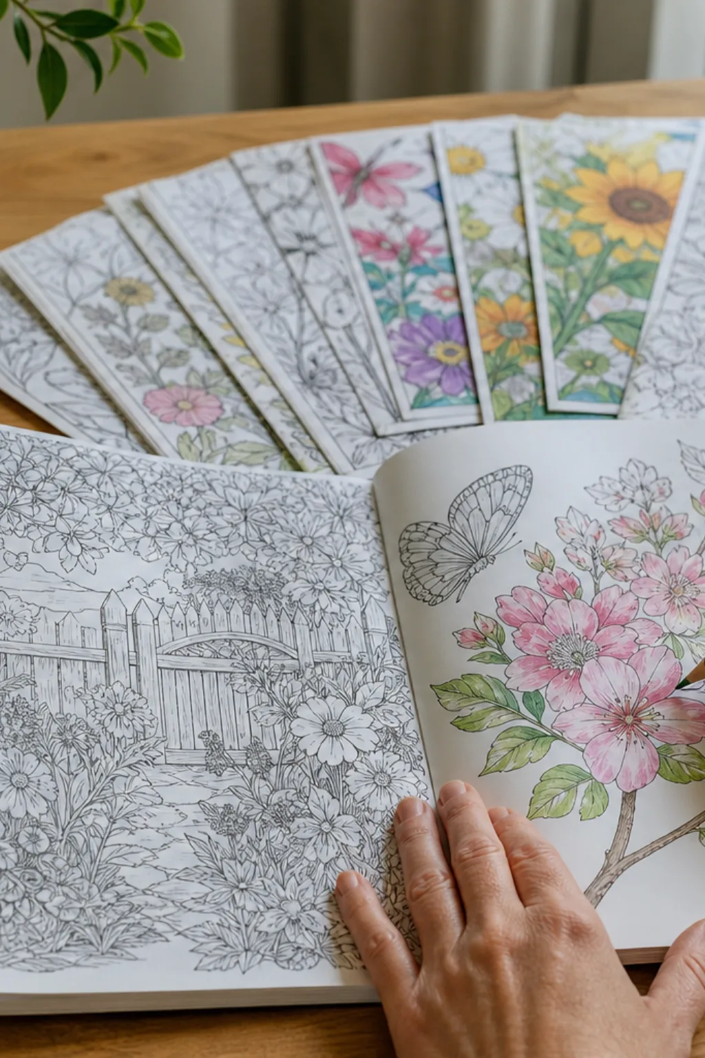 Livro de Colorir de Jardins - Depois