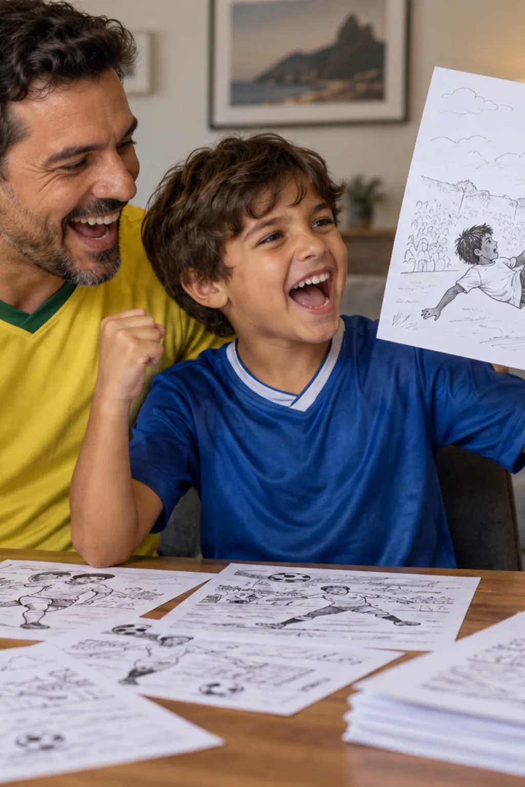 livro de colorir — exemplo criado na Desenhos pra Colorir