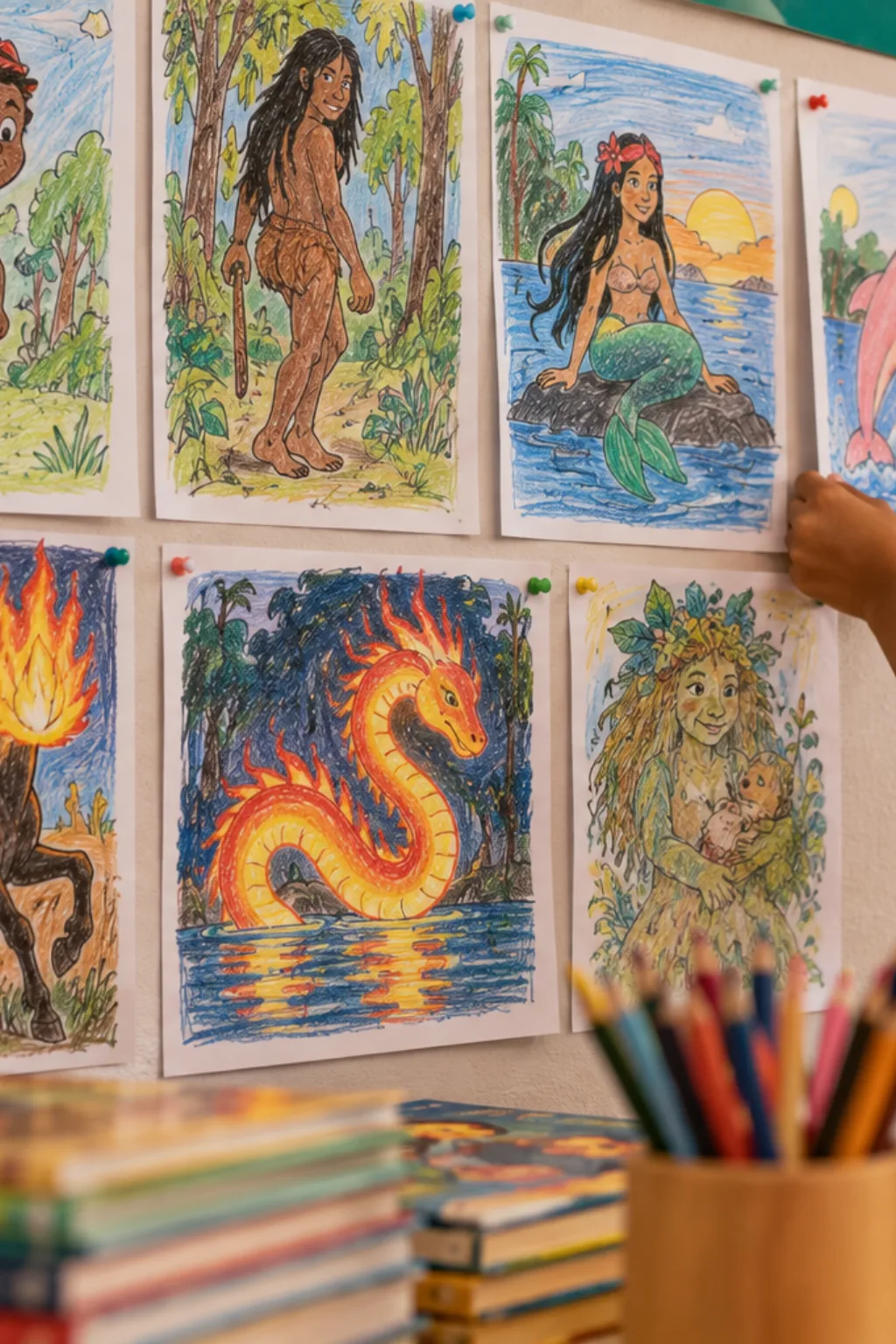 Livro de Colorir de Lendas do Folclore Brasileiro - Depois