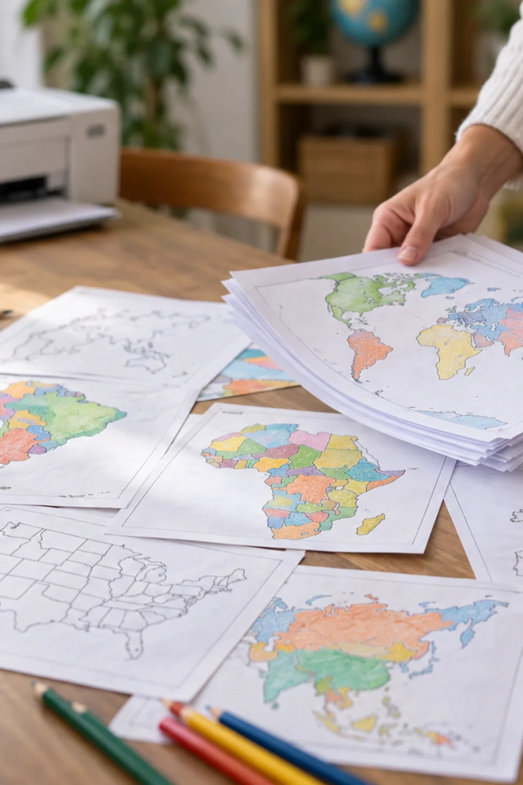 Livro de Colorir de Mapas - Depois