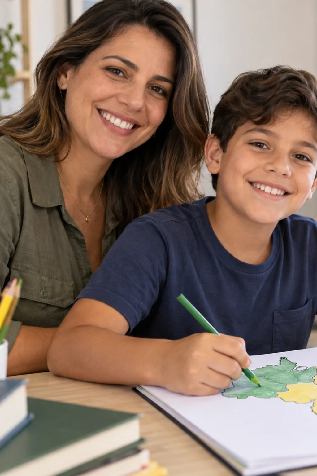livro de colorir — exemplo criado na Desenhos pra Colorir
