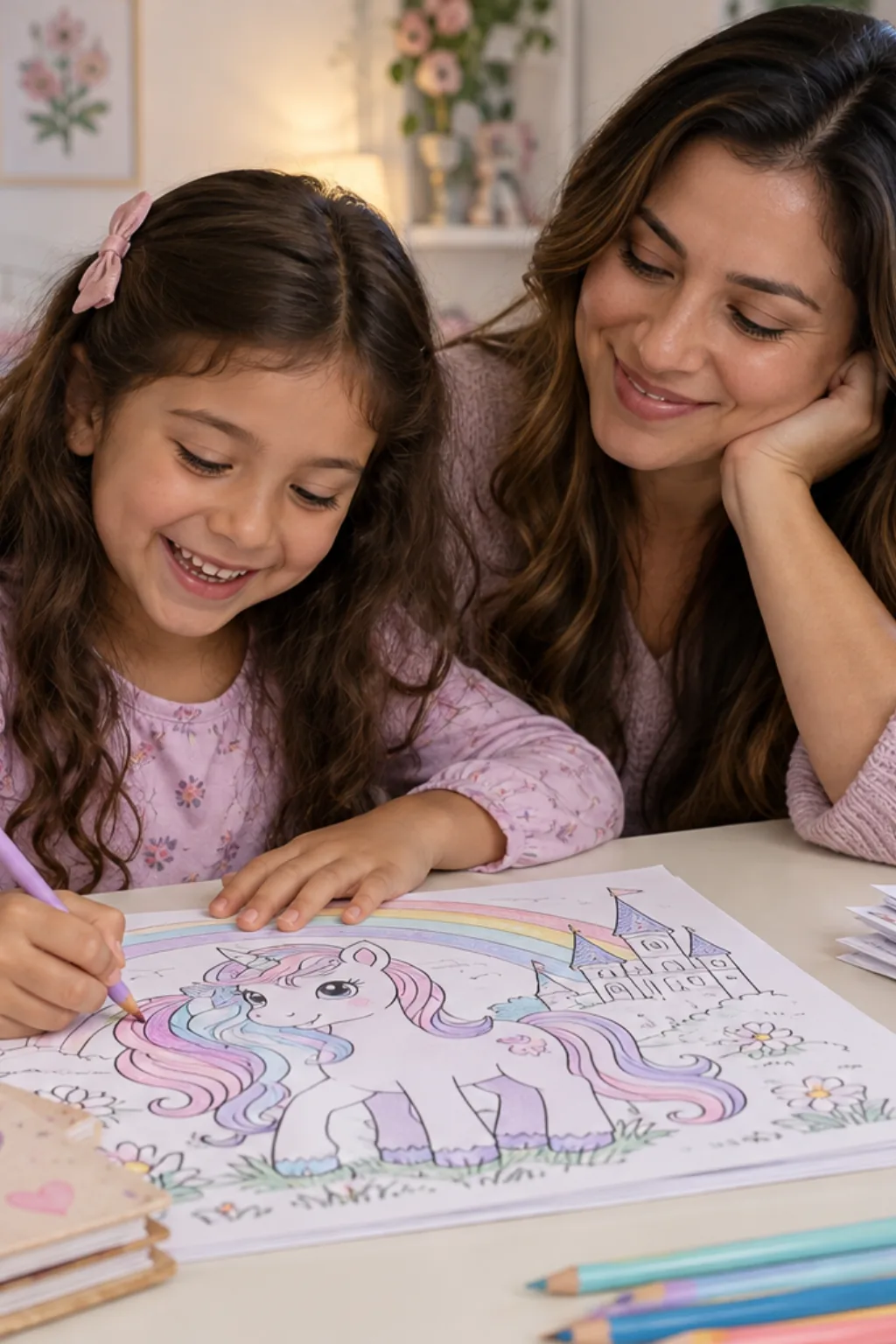 livro de colorir — exemplo criado na Desenhos pra Colorir