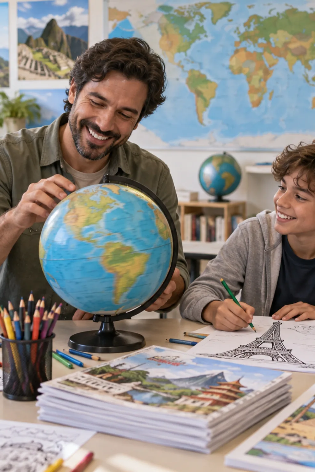 livro de colorir — exemplo criado na Desenhos pra Colorir