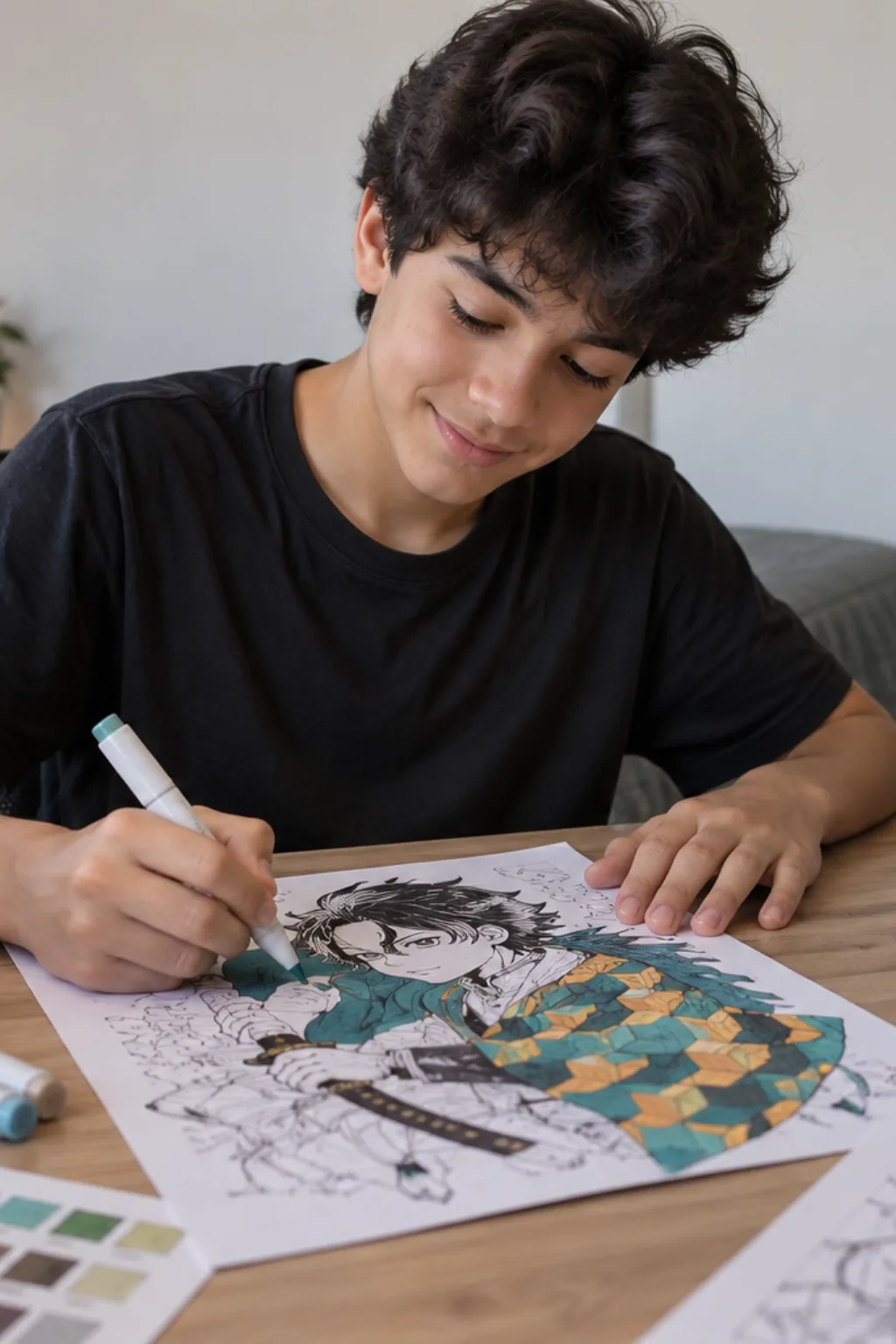 livro de colorir — exemplo criado na Desenhos pra Colorir