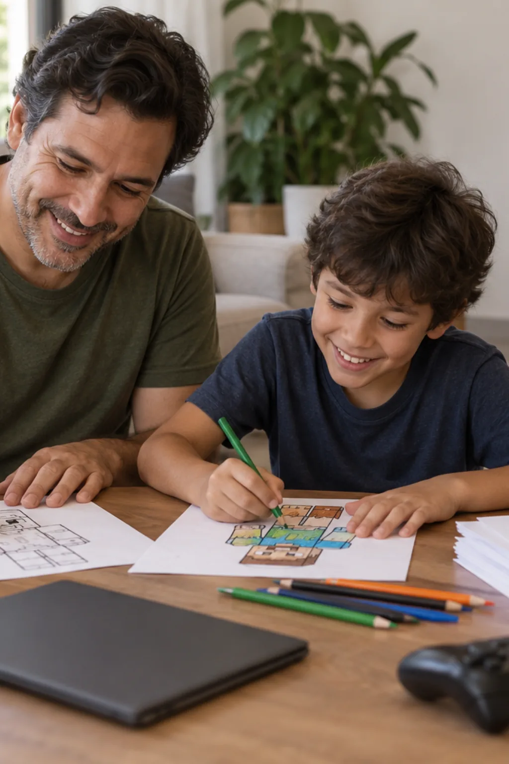 livro de colorir — exemplo criado na Desenhos pra Colorir