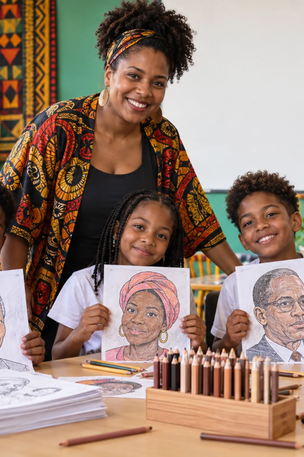 livro de colorir — exemplo criado na Desenhos pra Colorir