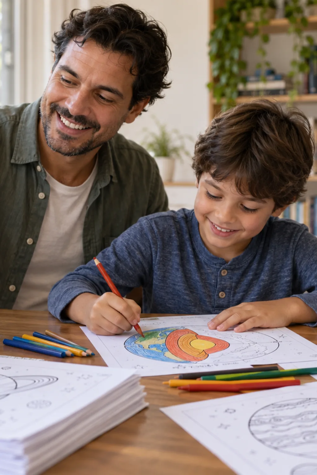 livro de colorir — exemplo criado na Desenhos pra Colorir