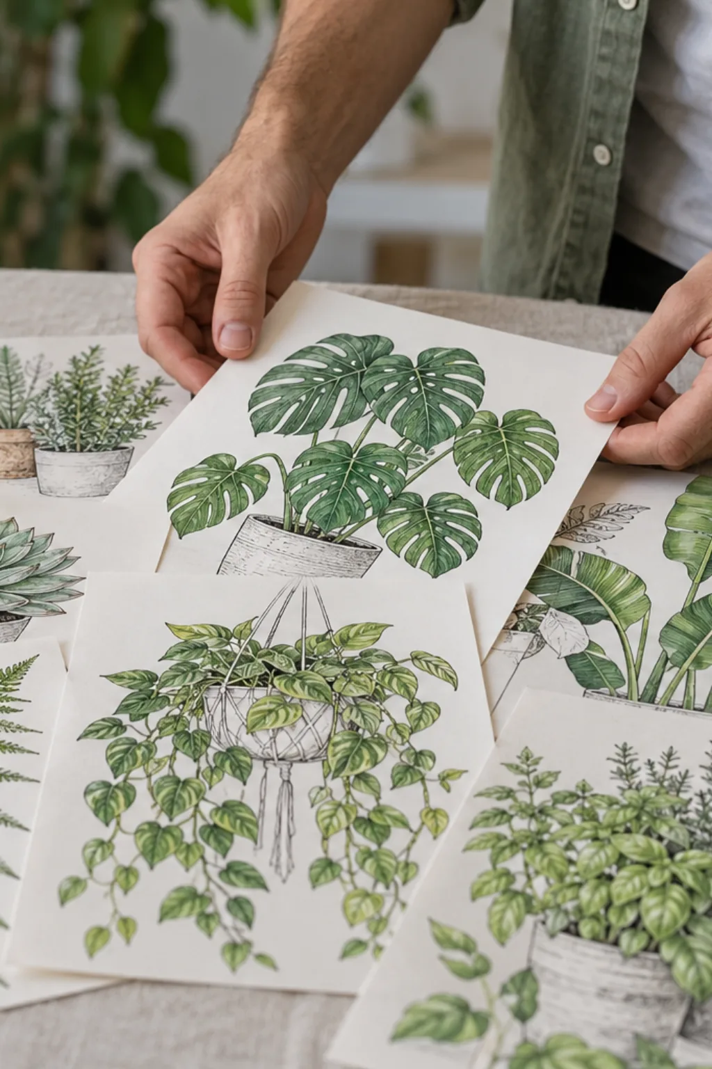 Livro de Colorir de Plantas - Depois