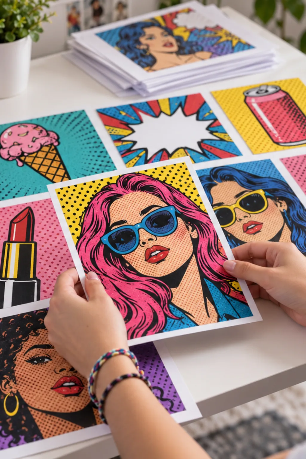 Livro de Colorir de Pop Art - Depois