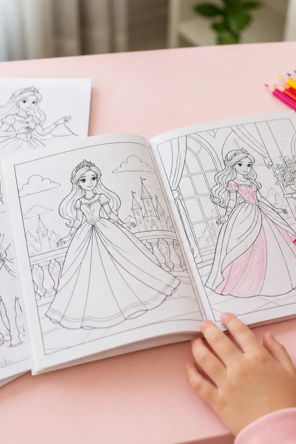 Livro de Colorir de Princesas - Depois